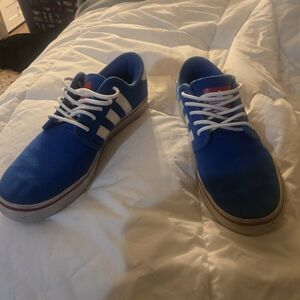 adidas Blue and White Men's Sneakers